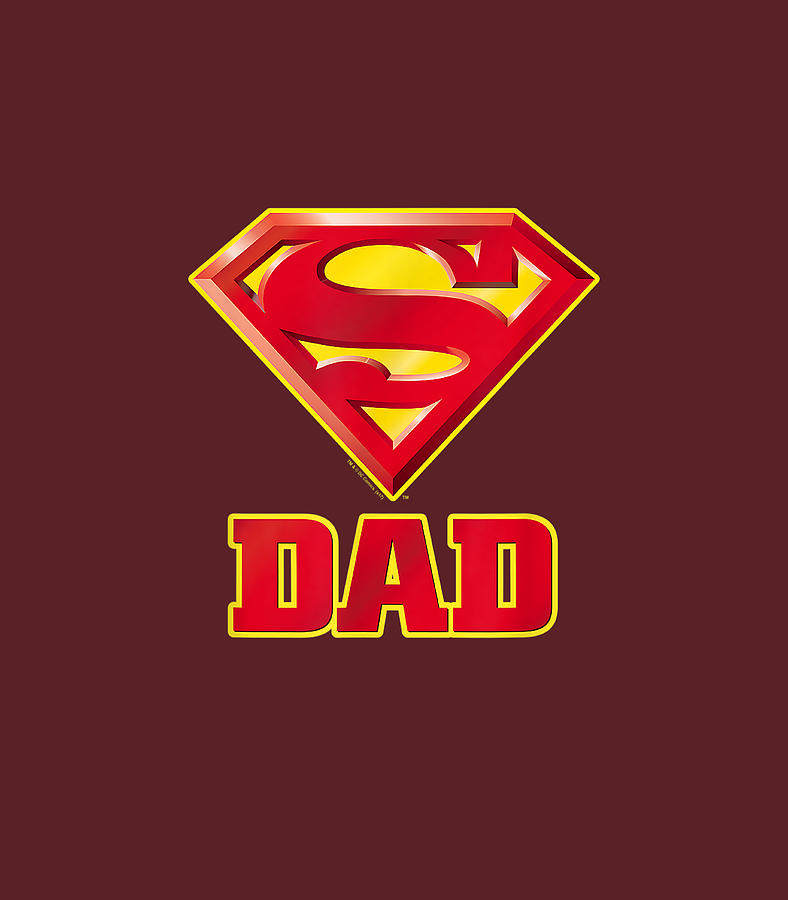 Mens Superman Super Dad Digital Art by Mackk Minni - Fine Art America