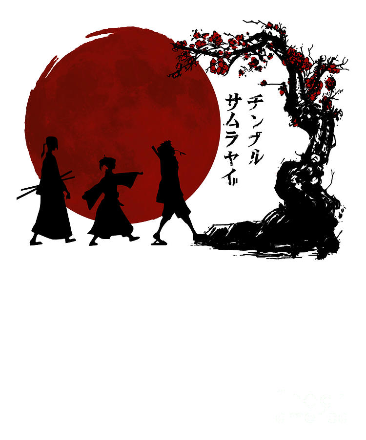 Mens Womens Samurai Historical Champloo Adventure Anime Funny Fans ...