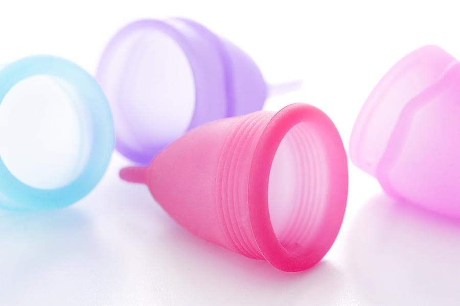 Menstrual cups Photograph by Science Photo Library