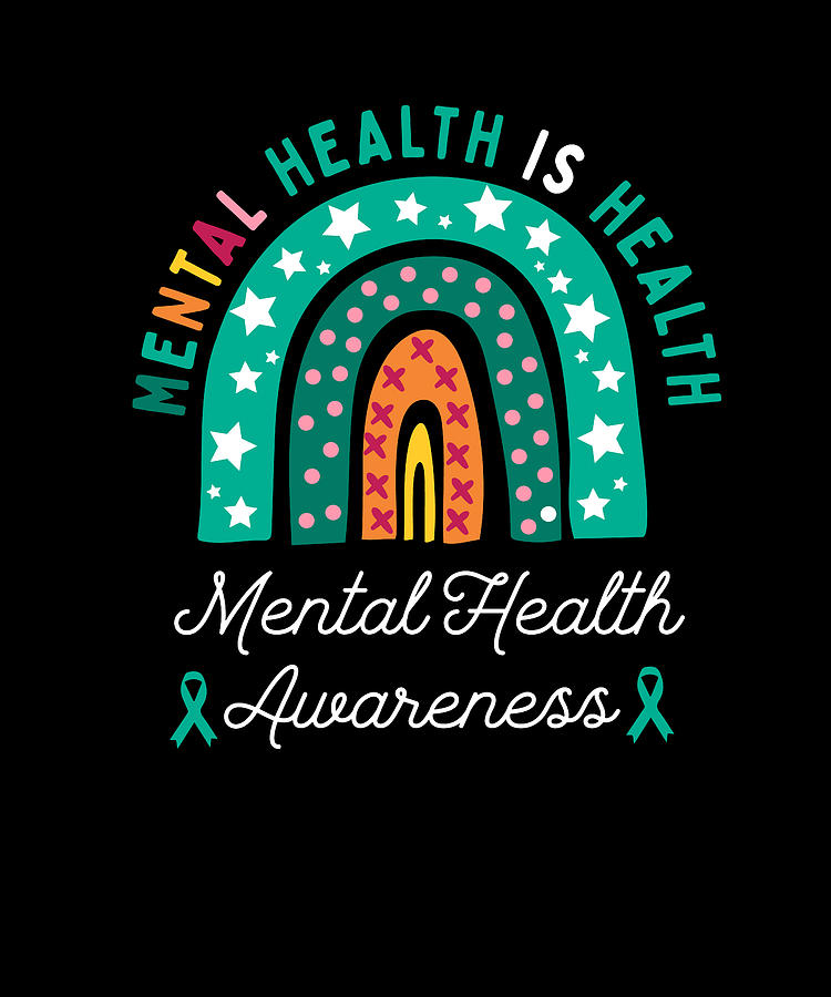 Mental Health Is Health, Mental Health Awareness Digital Art by Gift ...