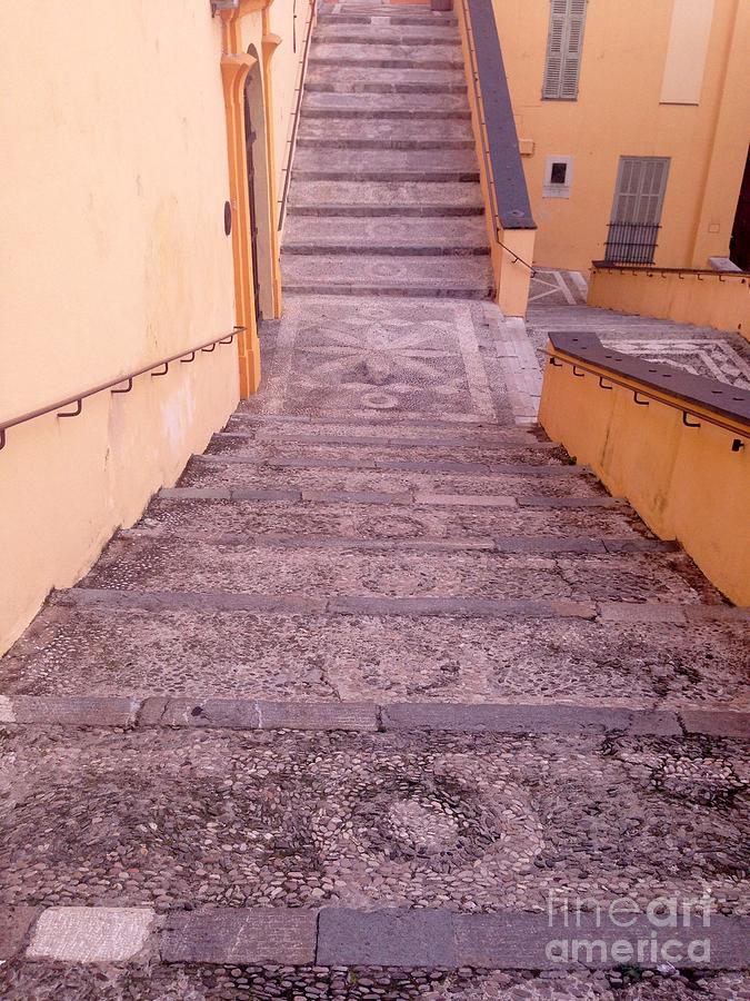 Menton Stairs Photograph by Aisha Isabelle