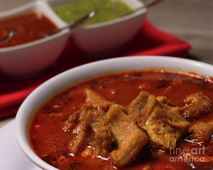 Menudo Plate Photograph by Jerry Editor - Fine Art America