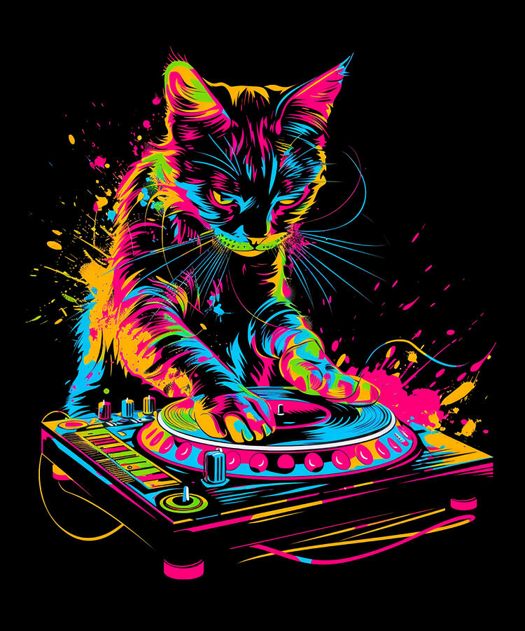 Music Digital Art - Meow Mix Fashion Lineup by Rush