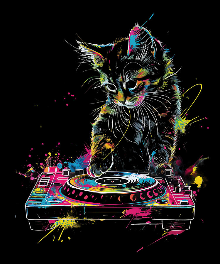 Music Digital Art - Meow Mix Fashion Picks by Rush