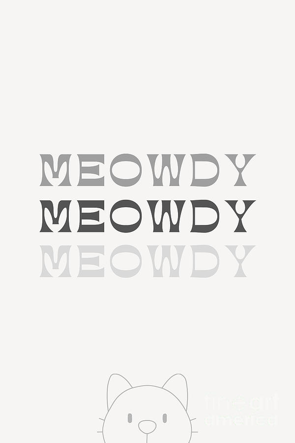 Meowdy 4 Photograph by Andrea Anderegg