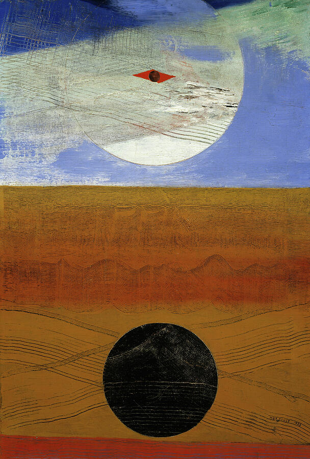 Mer et Soleil - Sea and Sun Painting by Max Ernst