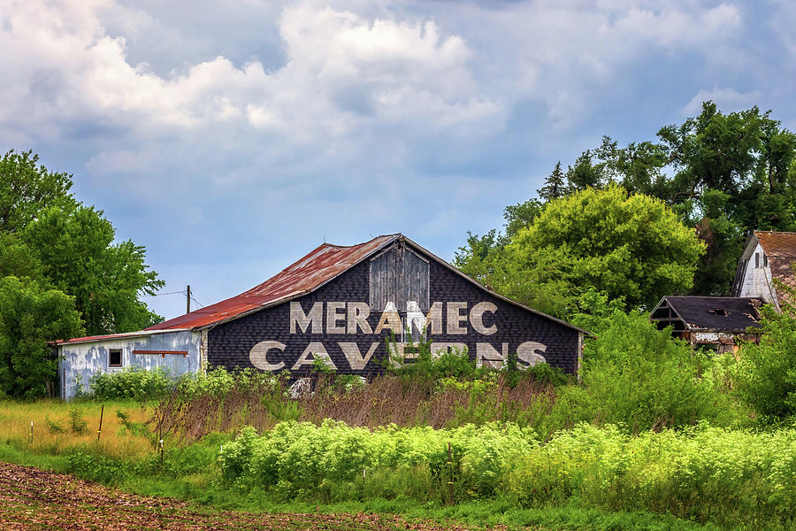 Meramec Caverns Barn  - Cayuga, Illinois - Route 66 Photograph by Susan Rissi Tregoning
