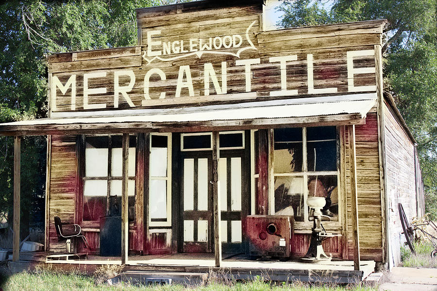 Mercantile - Small Town Nostalgia Photograph by Ann Powell