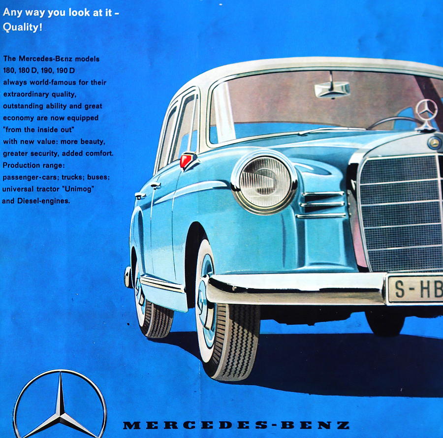 Mercedes 190 Photograph by Imagery-at- Work