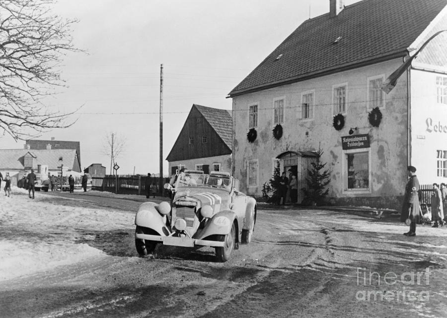 Mercedes-benz, 1938 Photograph by Granger