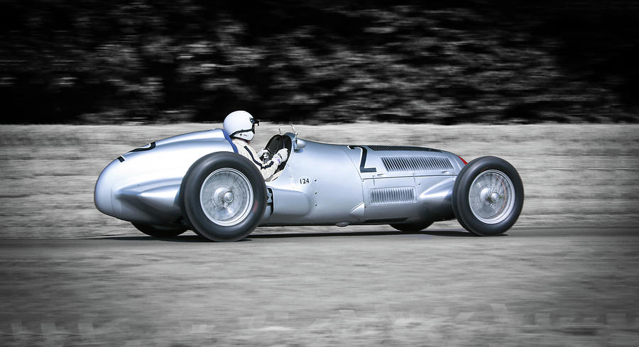 Mercedes-Benz 3-litre formula racing car W 154 1938 Photograph by Roger Lighterness