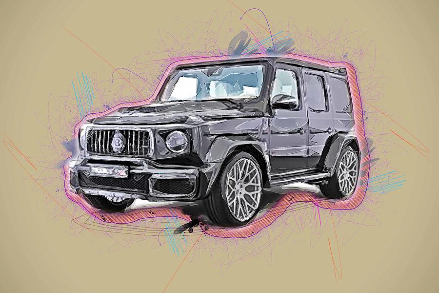 Mercedes Benz G Class 2020 Exterior Black Suv G63 Brabus Gelandewagen 