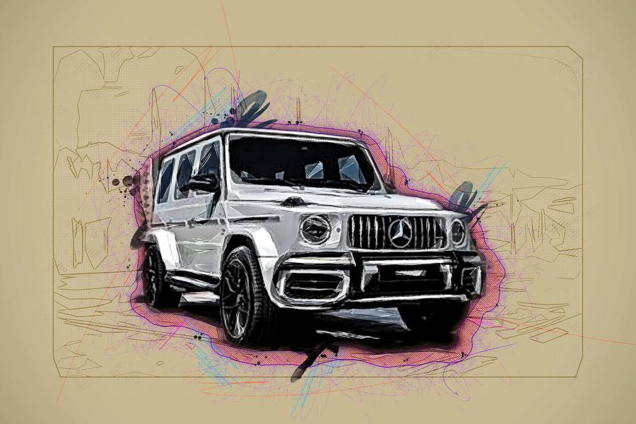 Mercedes G Class coloring page | Free Printable Coloring Pages