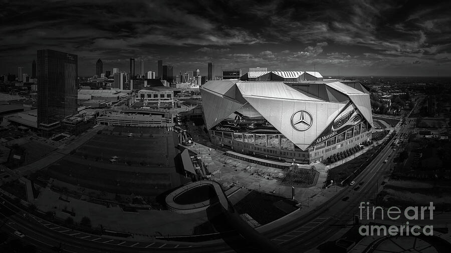 Mercedes Benz Stadium Photograph by Doug Sturgess