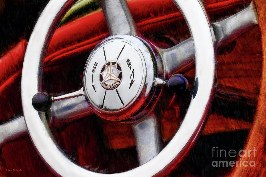 1931 Mercedes-Benz 38/250 SSK Roadster Wheel Photograph by Blake Richards