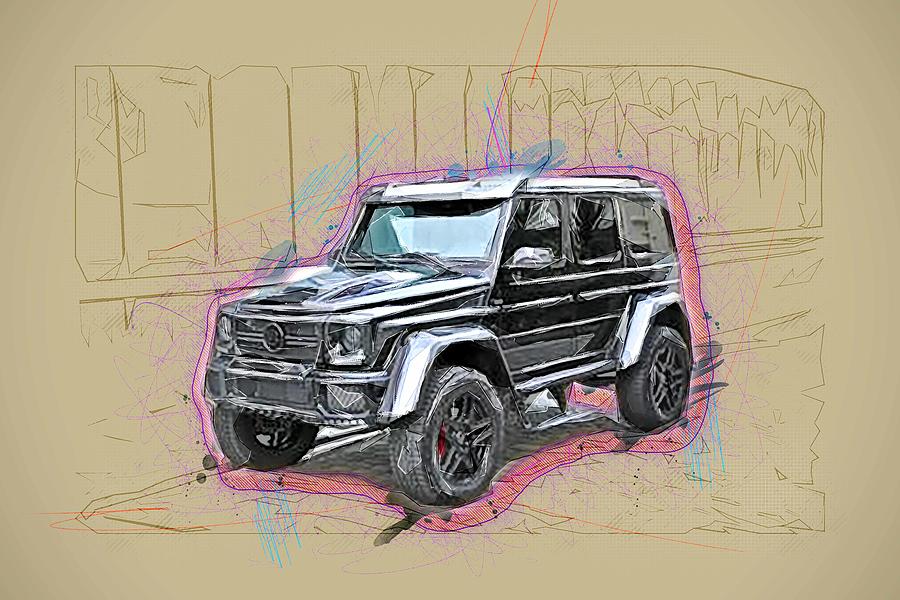 Mercedes G500 4X4 Brabus Gelendvagen Suvs 2018 Cars G Class Black ...