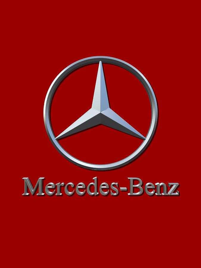 Mercedes Logo Digital Art by Baldassarre R Tiley