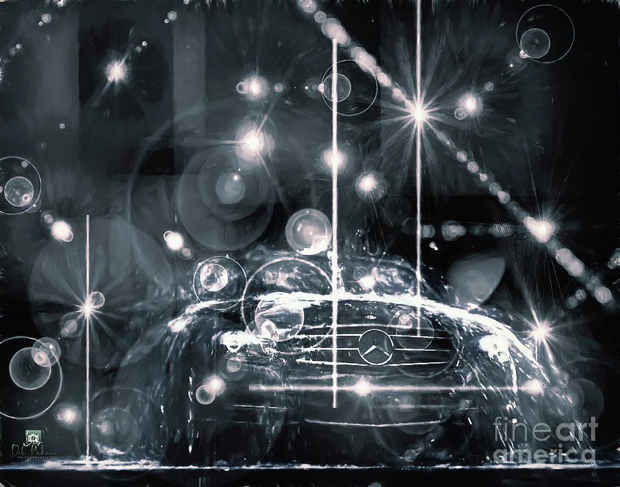 Mercedes Reflections Digital Art by Deb Nakano