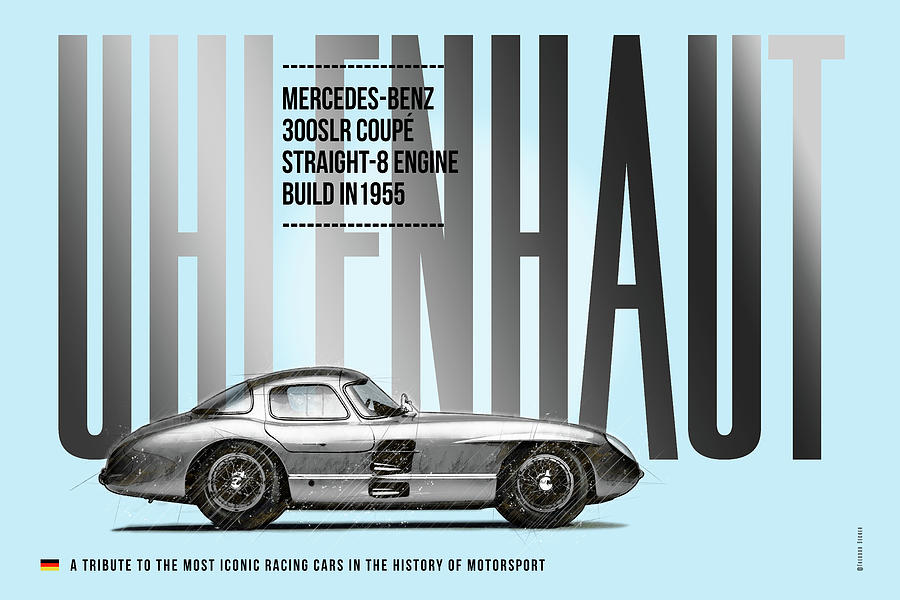 Mercedes Uhlenhaut Coupe 300slr Photograph By Theodor Decker