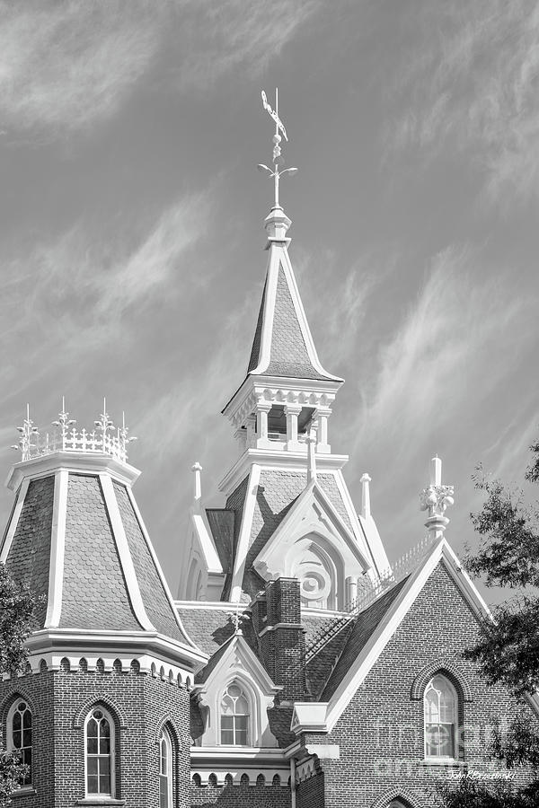 Mercer University Godsey Administration Building Roof Details Photograph by University Icons