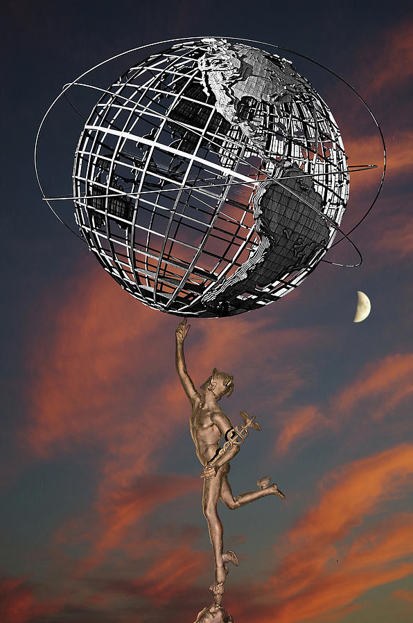 Fanciful Photograph - Mercury Balances The Earth by Rich Walter