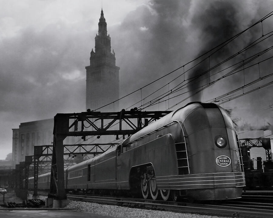 Mercury Train Departing Clevelands Union Station Photograph by Dale Kincaid Mercury Train Departing Clevelands Union Station Photograph by Dale Kincaid