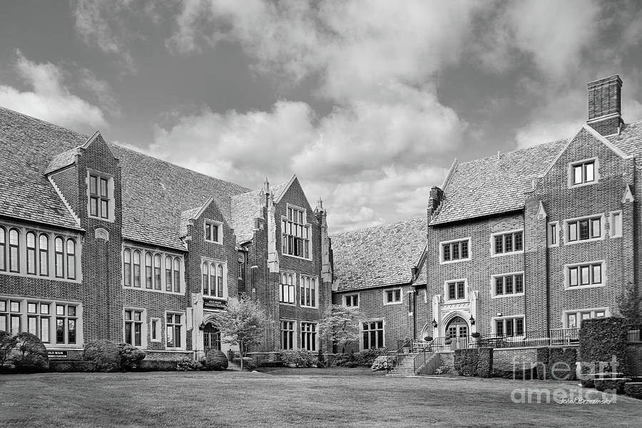Mercyhurst University Old Main Photograph by University Icons