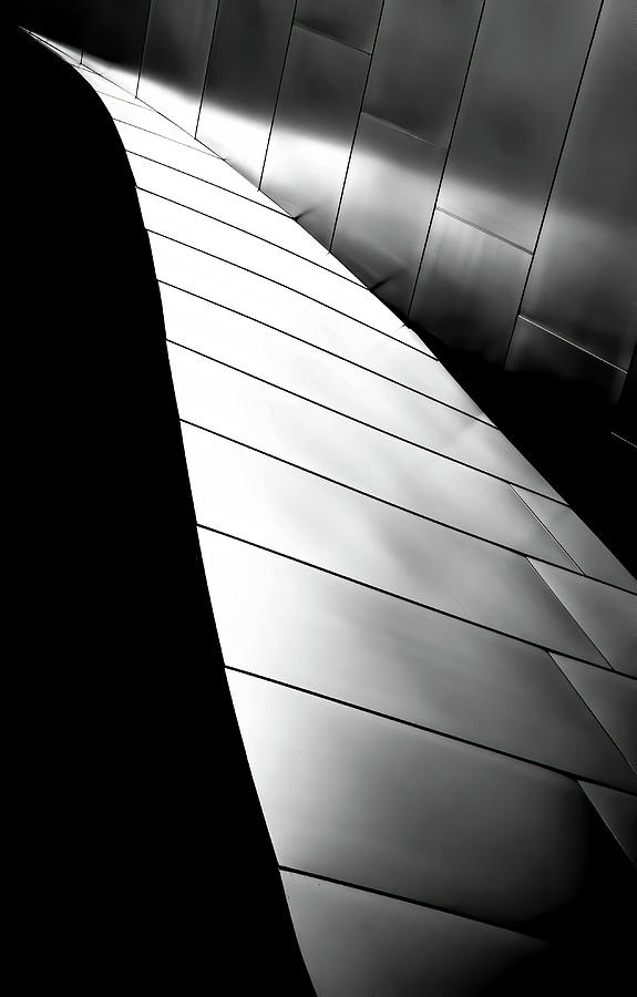 Merging Lines at Disney Concert Hall Photograph by Fred Fronstin - Fine ...