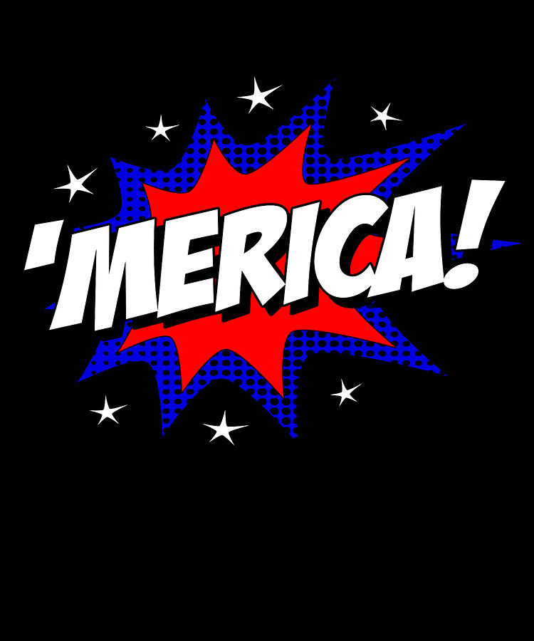 Merica America Digital Art by Flippin Sweet Gear