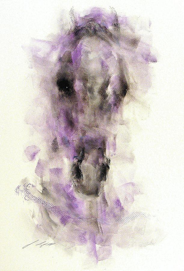 Merlin Painting by Janette Lockett