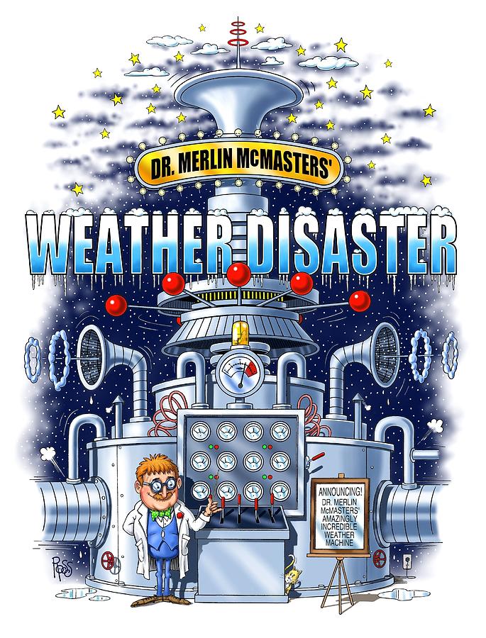Merlin McMasters Weather Disaster Digital Art by Scott Ross