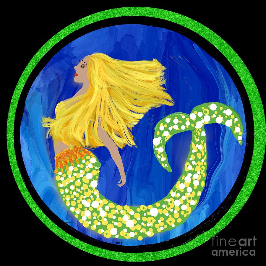 Mermaid 1 Digital Art by Elaine Hayward