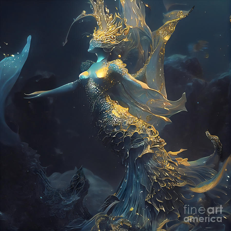 Mermaid 3 Digital Art by Arcane Paradigm - Fine Art America