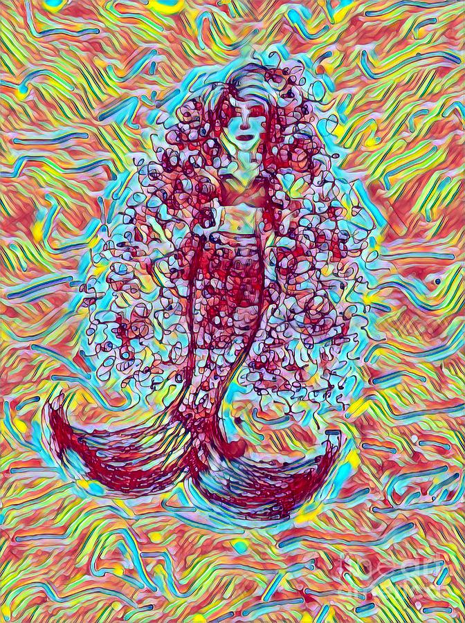 Mermaid Darling Digital Art by Rachel Hannah