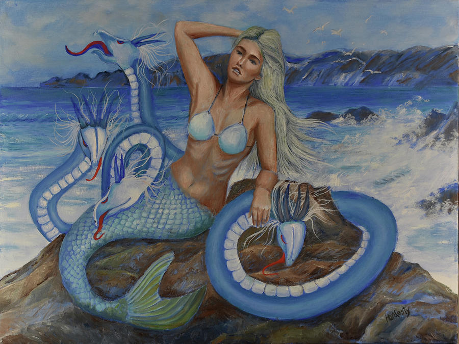 Mermaid Painting by David Hardesty