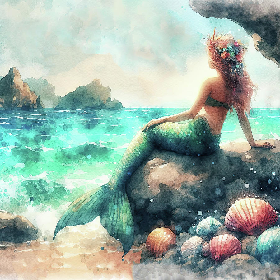 Mermaid Fantasy Digital Art by HH Photography of Florida