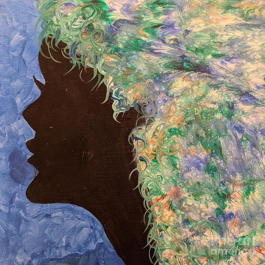 Mermaid Hair- Spring Painting by Darcy Leigh