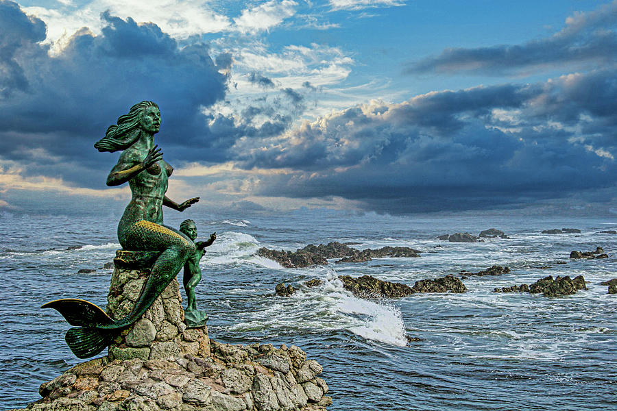 Mermaid in Mazatlan Photograph by Darryl Brooks
