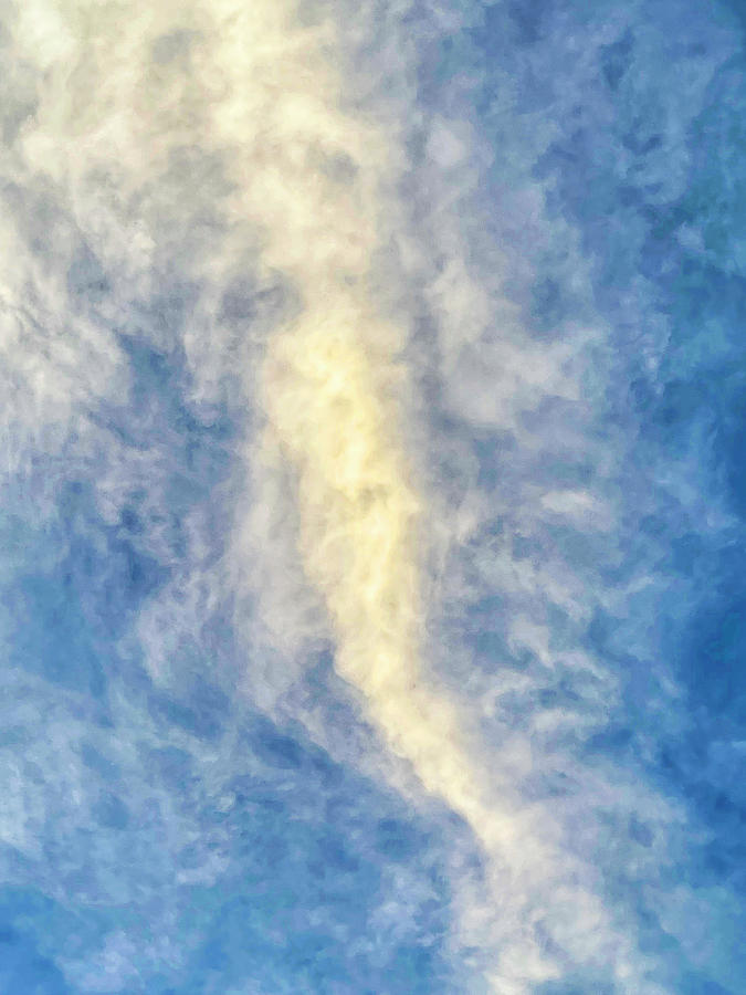 Mermaid in the Sky Cloudscape Photograph by Debra and Dave Vanderlaan