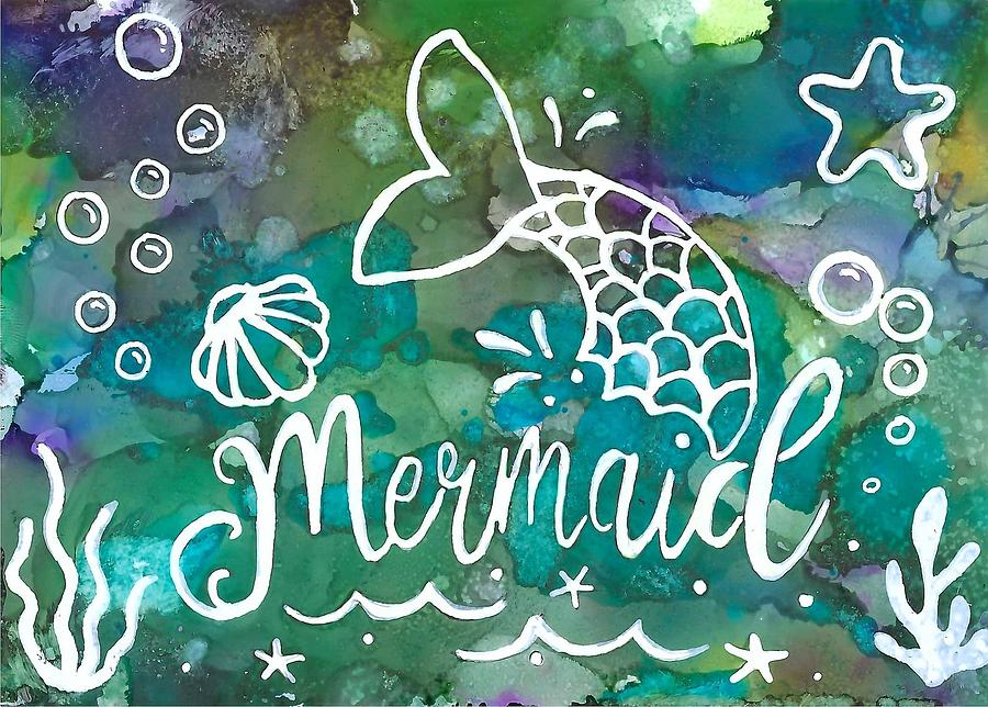 Mermaid Mixed Media by Lacey Brooke | Fine Art America