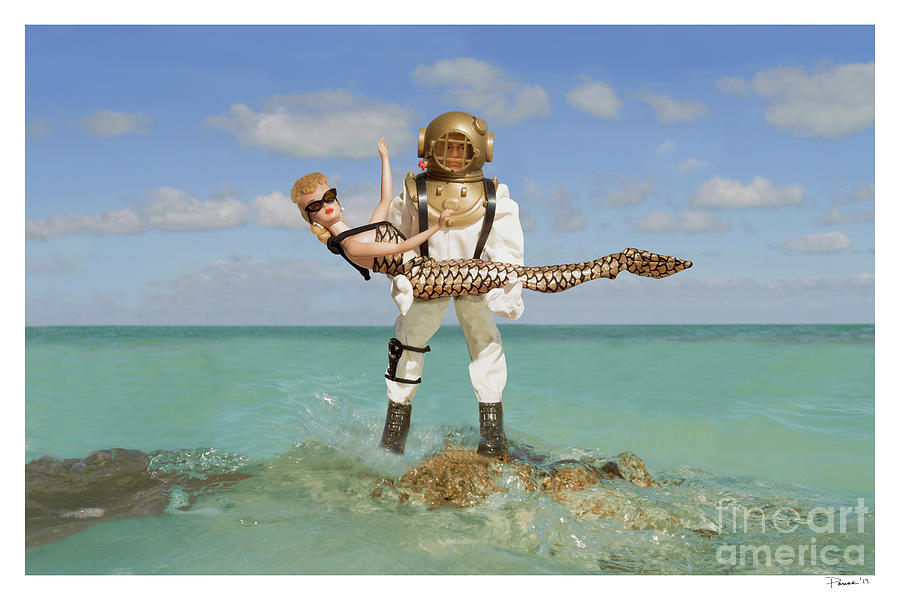 Mermaid Rescue Digital Art by David Parise