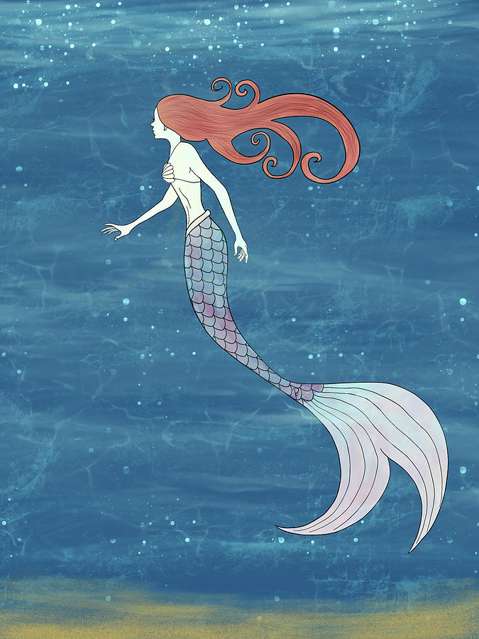 Mermaid Searching Digital Art by Penny FireHorse | Pixels