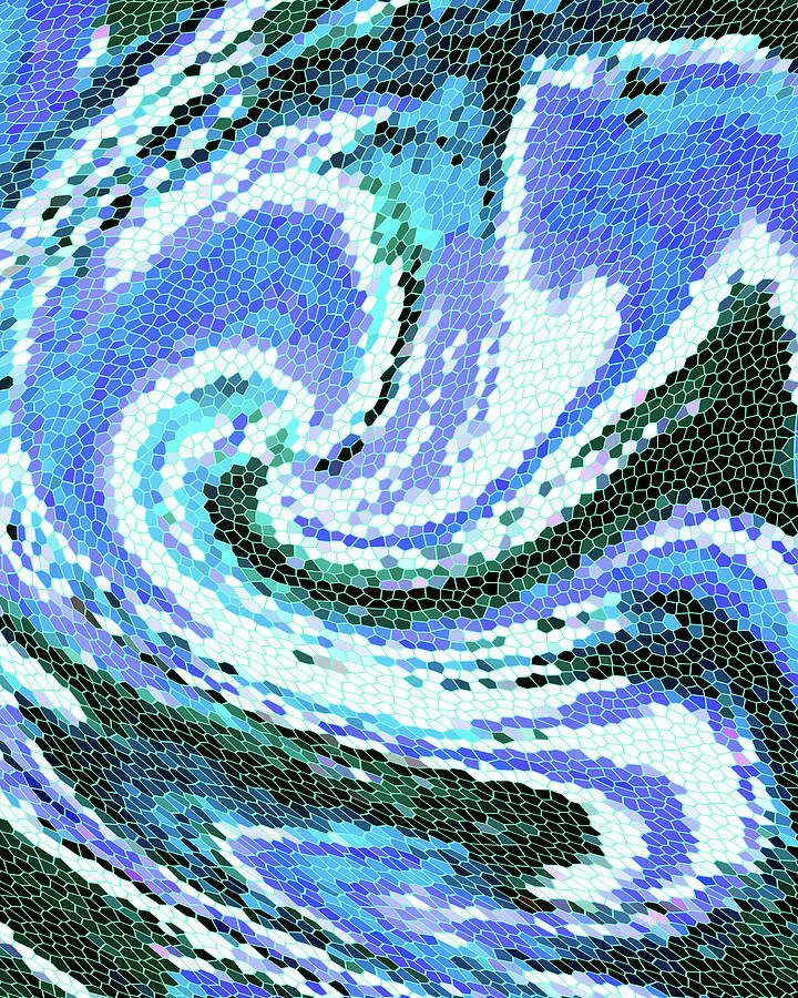 Mermaid Spin Garden Digital Art by Katy Hawk