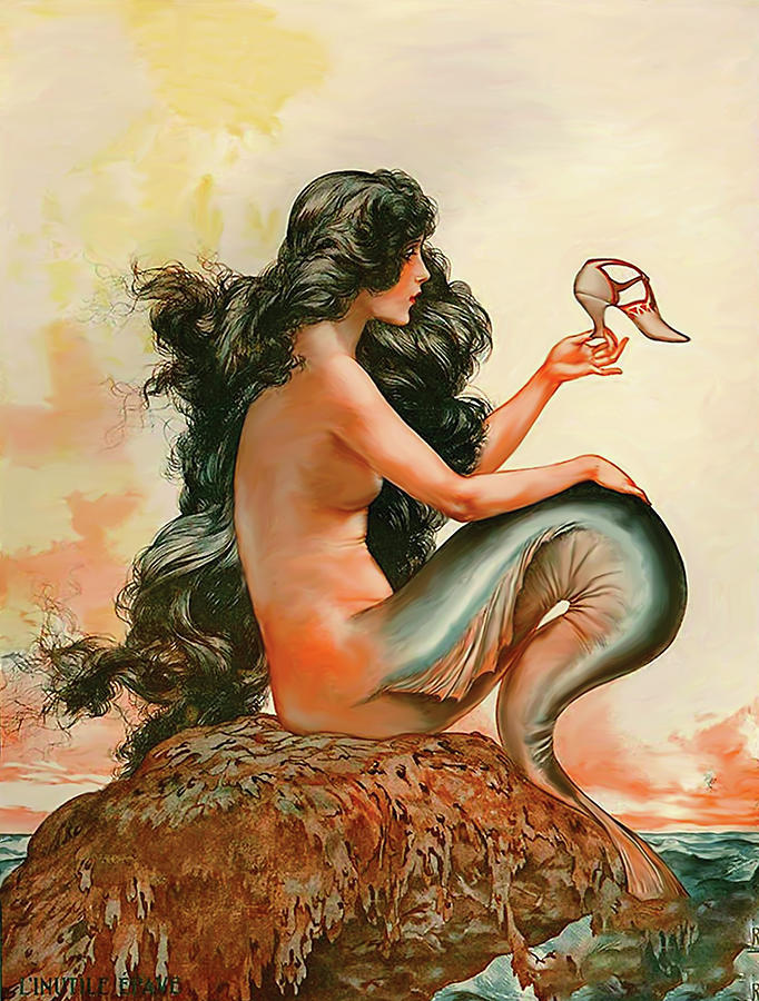 Mermaid with Shue Digital Art by Long Shot