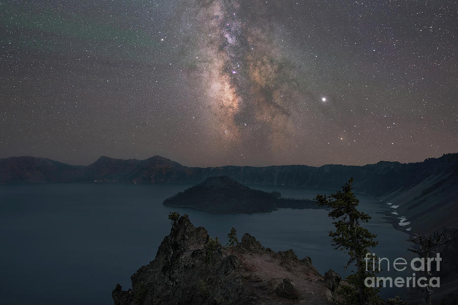 Merriam Point Milky Way  Photograph by Michael Ver Sprill