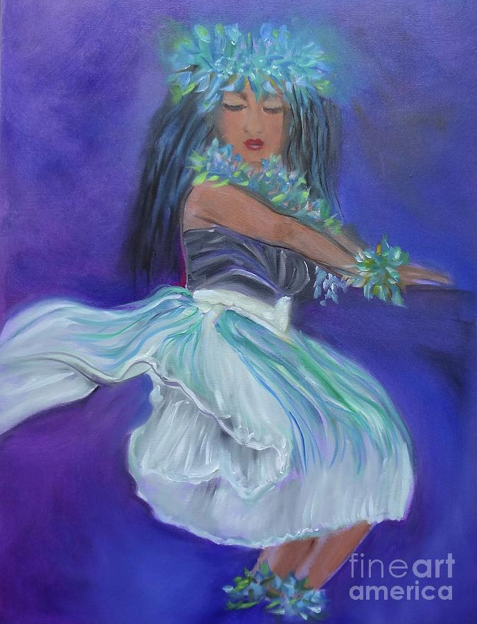 Merrie Monarch Hula Festival Painting by Jenny Lee