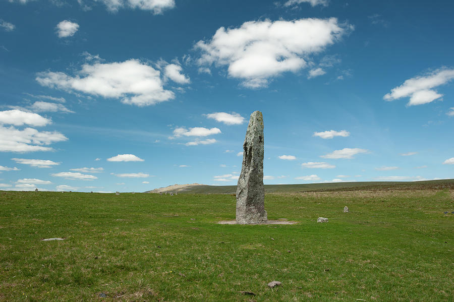 Merrivale Standing Stone Photograph by Helen Jackson