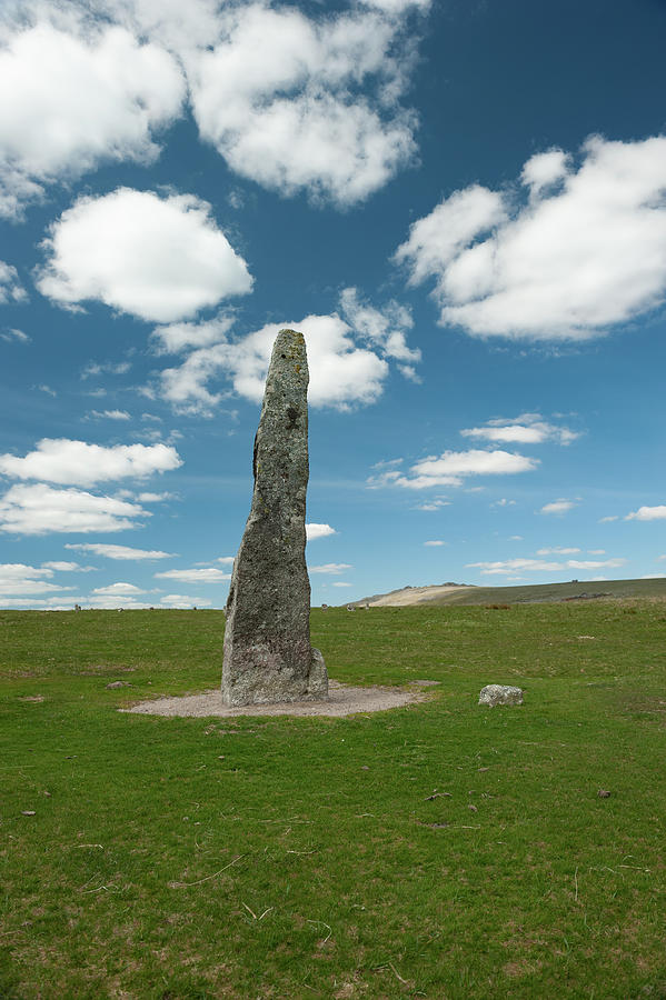  Merrivale Standing Stone iv Photograph by Helen Jackson