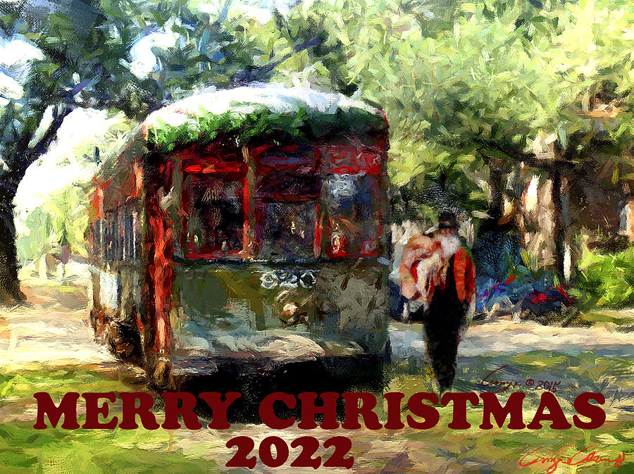 Merry Christmas 2022 Painting by Amzie Adams