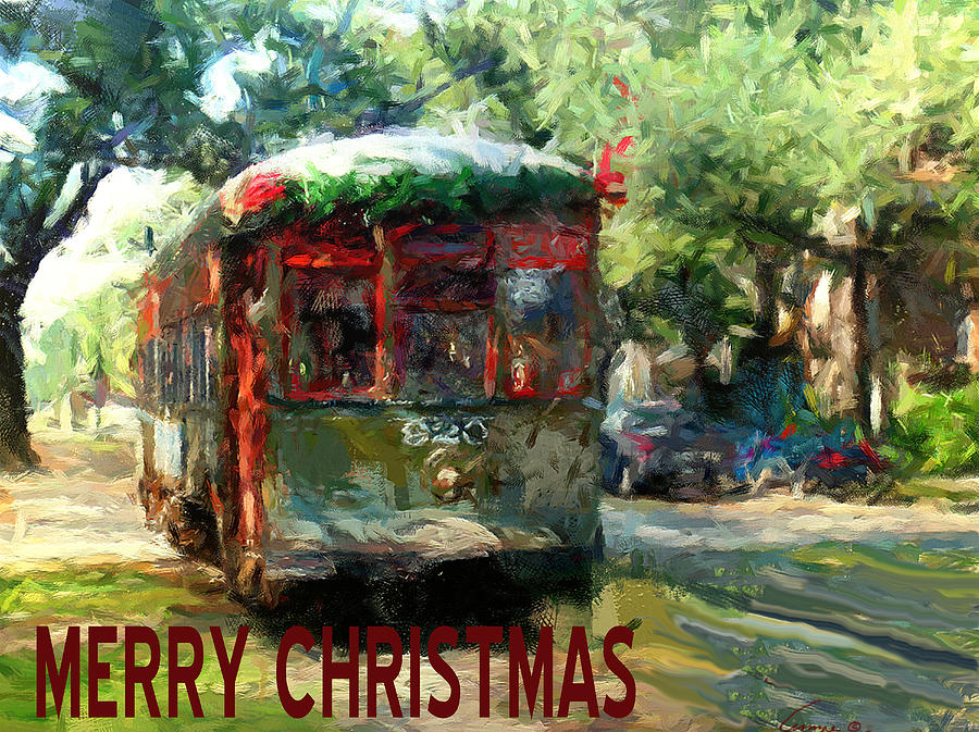 Merry Christmas  Painting by Amzie Adams